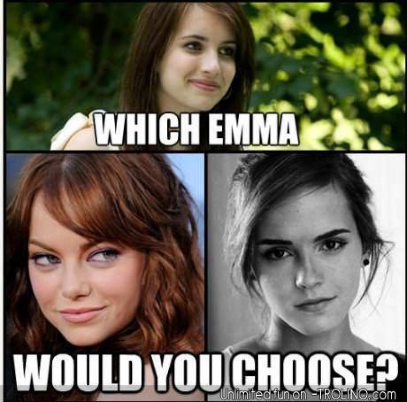                          Which Emma would you choose                      