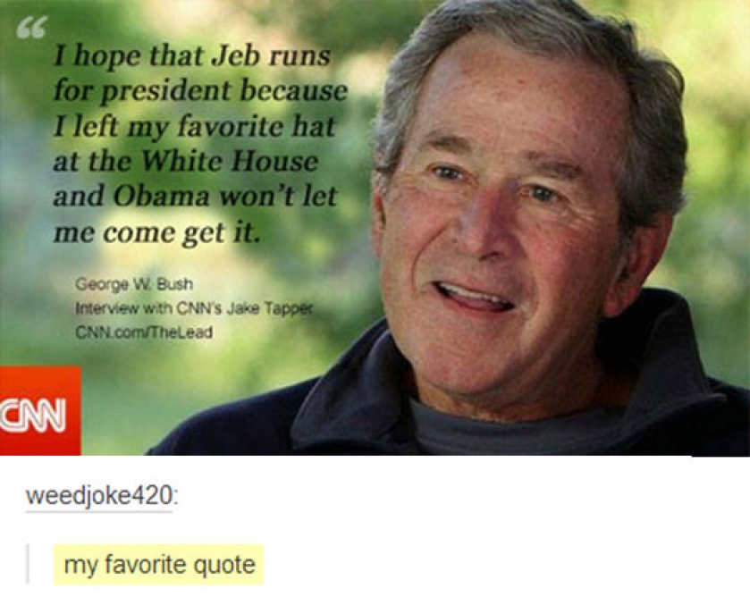 Is George Bush Even Real?