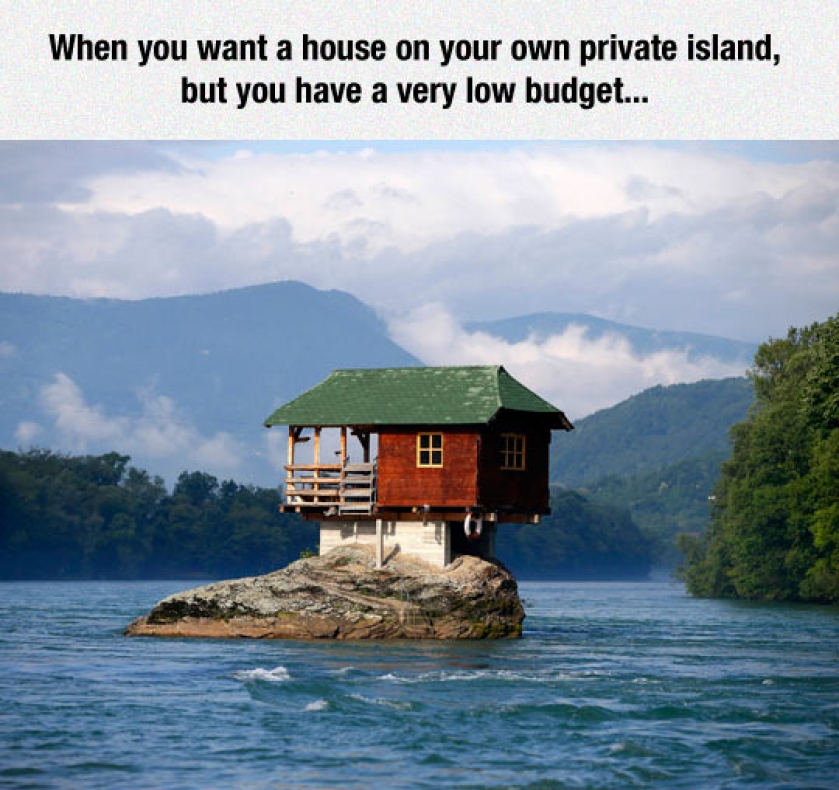 A House In Your Own Private Island