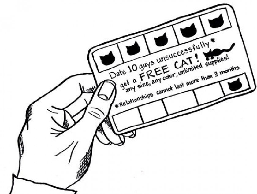 Dating Life Summed Up In A Punch Card