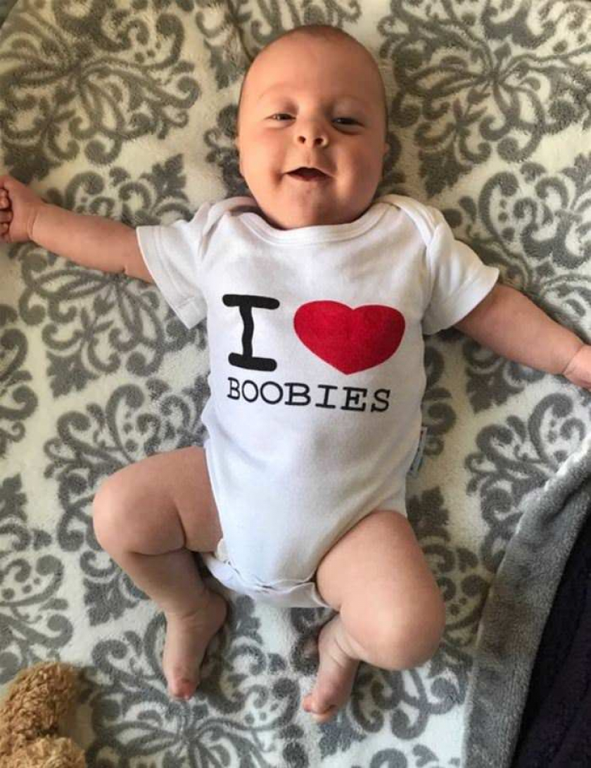 This Baby Loves Boobies