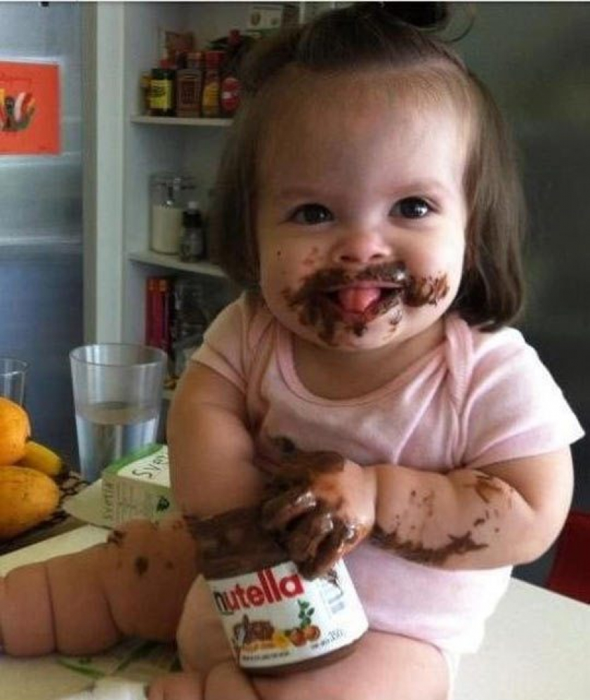 Well, That’s One Way To Eat Nutella