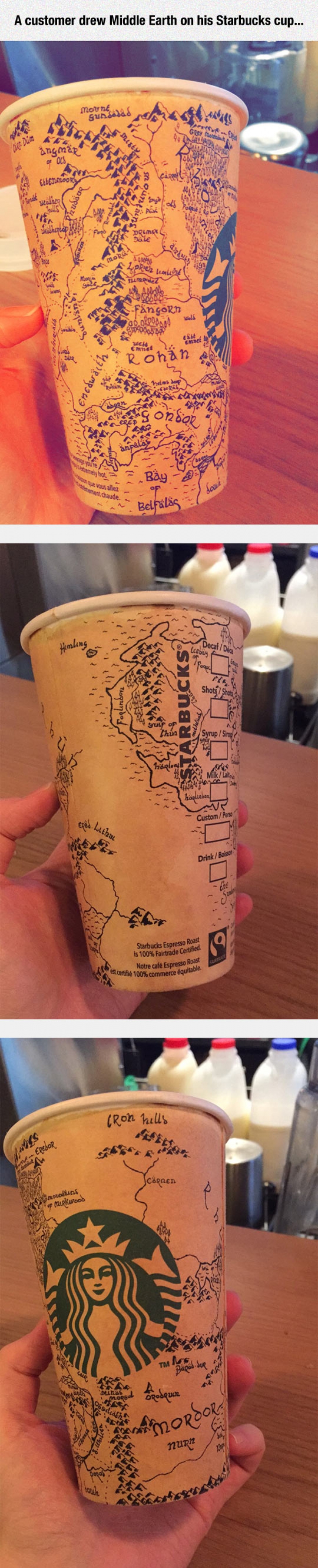 Drawing On Starbuck’s Cups