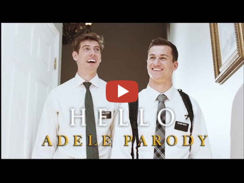 Mormon Missionaries Sing Adele's Hello in this Hilarious Parody