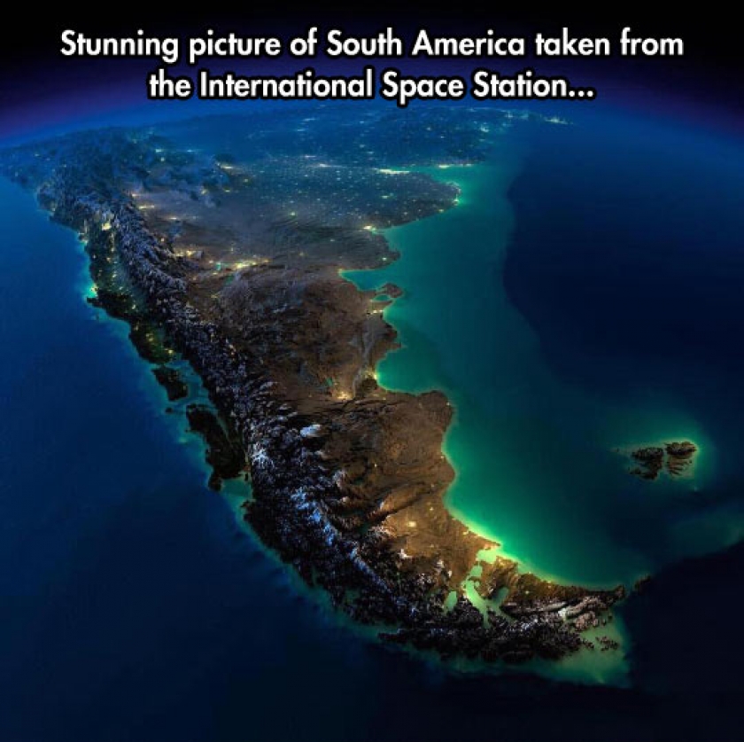 South America From Space
