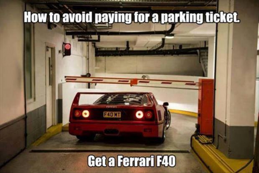                          Avoid parking tickets                      
