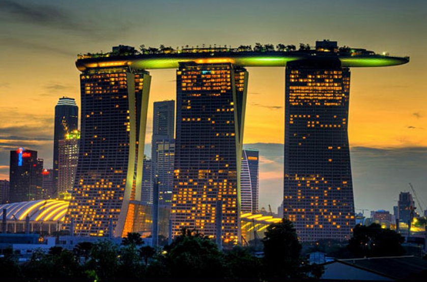 This Place Is Actually Real. Located in Marina Bay, Singapore.