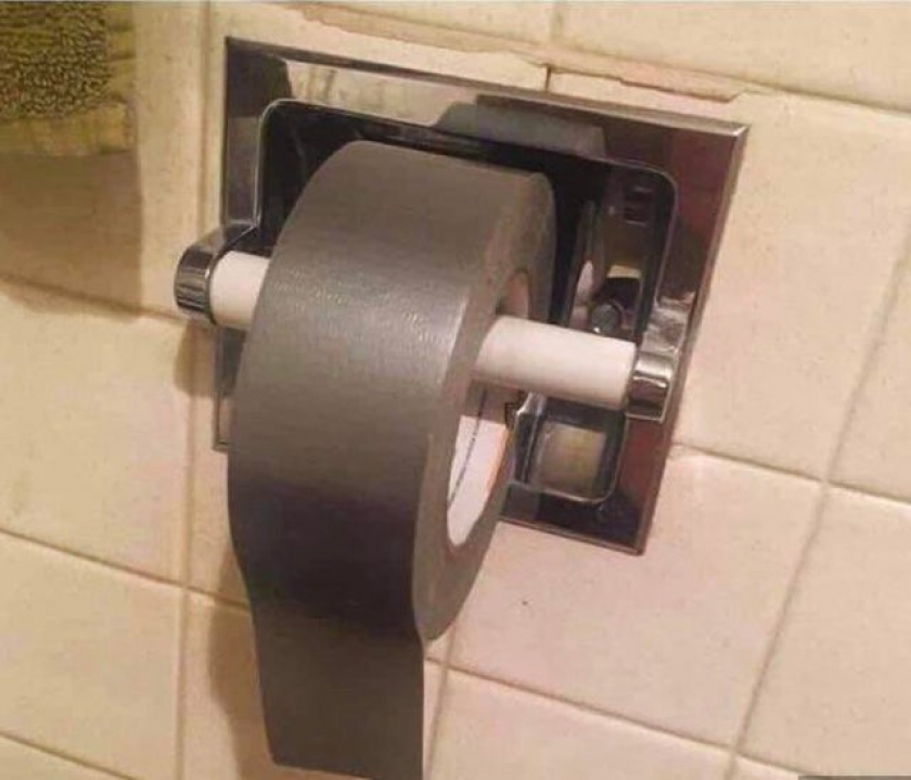 Contrary to popular belief. Duct Tape does not fix EVERY problem.