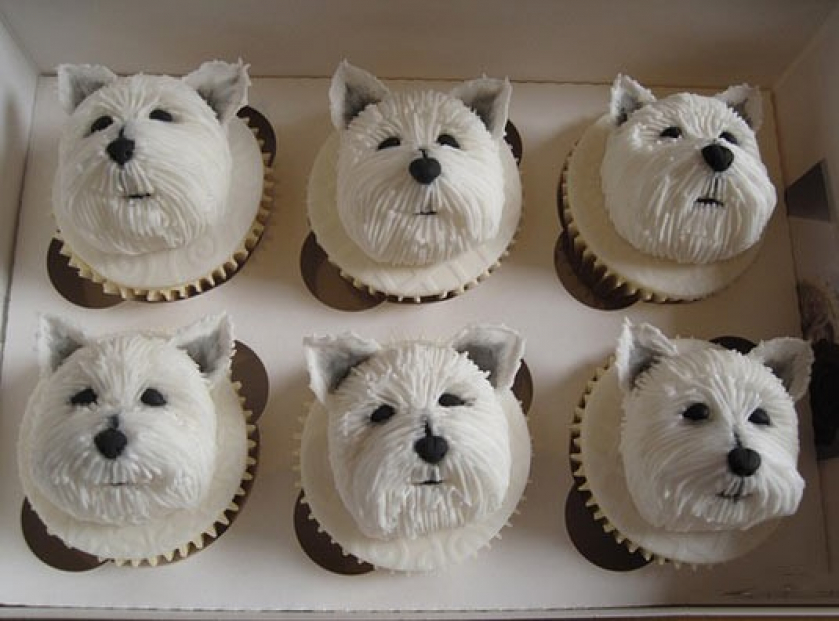 Delicious Westie Cupcakes