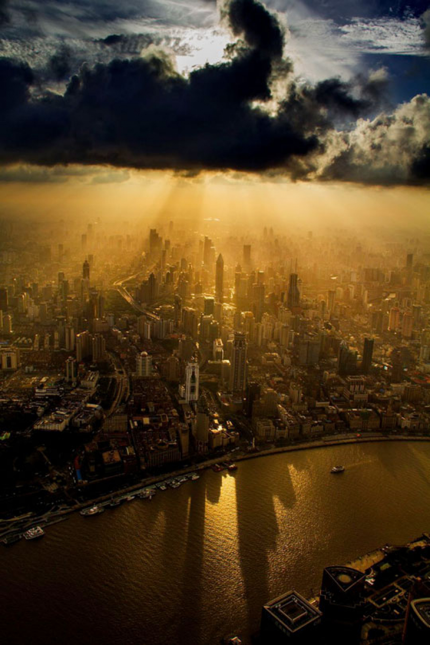 A View Of The City Of Shanghai