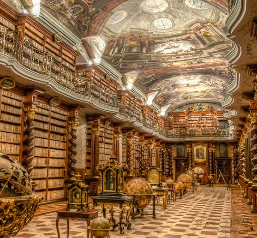 Epic Library In The Czech Republic