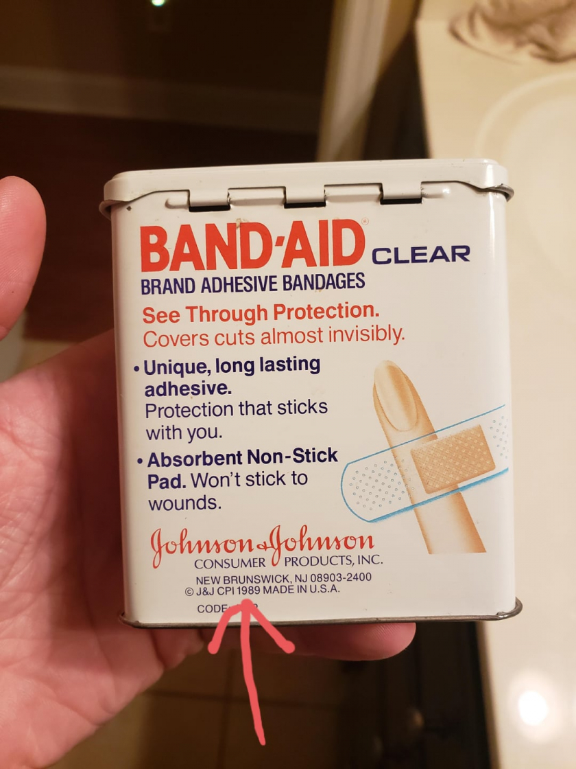 Grandma was complaining that her Bandaids won't stay put