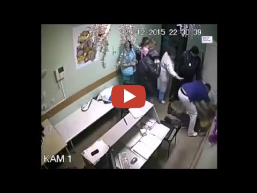 WATCH: CCTV footage shows doctor kills a patient with one punch