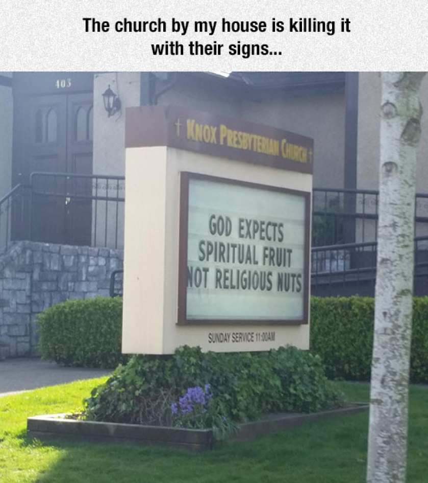 Church Sense Of Humor