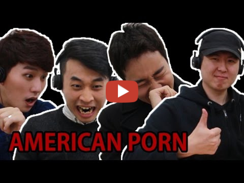 Korean Guys Watch American Porn For The First Time, Get Traumatised (NSFW) 