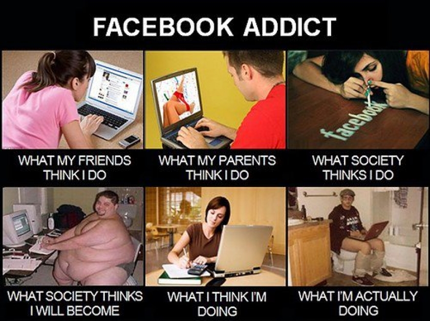                          Facebook addict                      
