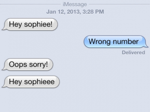 You get a wrong number text. What do you do?