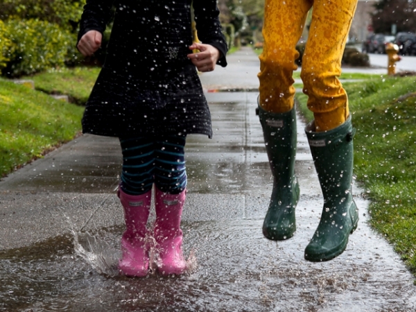 Are you the type of person to splash in puddles and play in the mud when it rains? Or would you rather stay warm and indoors?