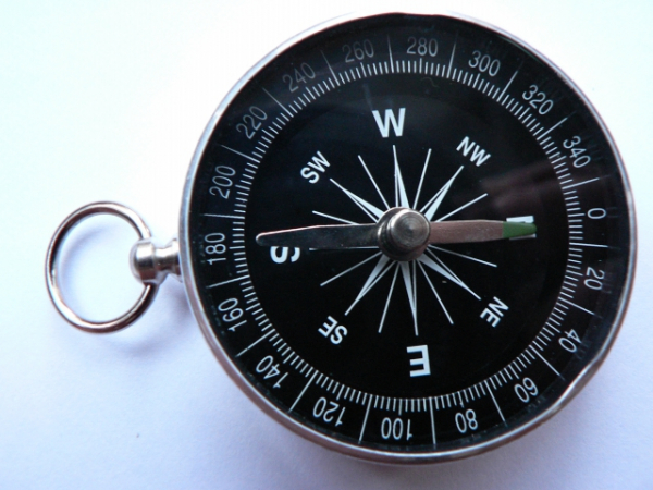 What compass direction do you travel from work to home?