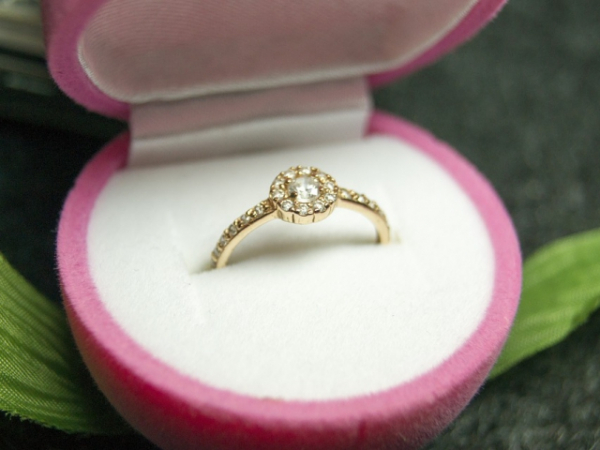 True or false, a diamond ring would solidify his commitment to you/