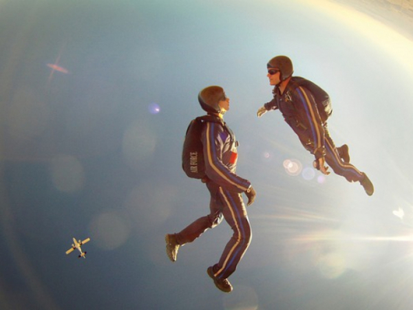 Your friend invites you to try sky diving. Do you do it?
