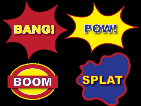 Pick a superhero sound effect.