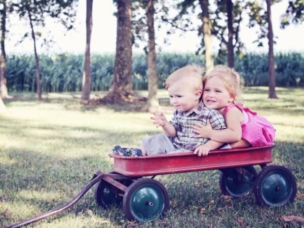 When you played outside, was there an adult present?