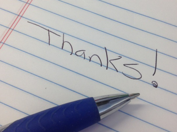 How soon after you receive a gift do you write a thank you note?