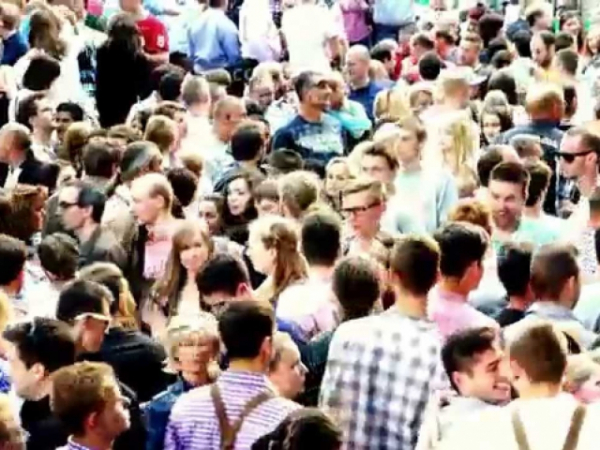 How often do you feel anxious or nervous when in the midst of a large crowd?