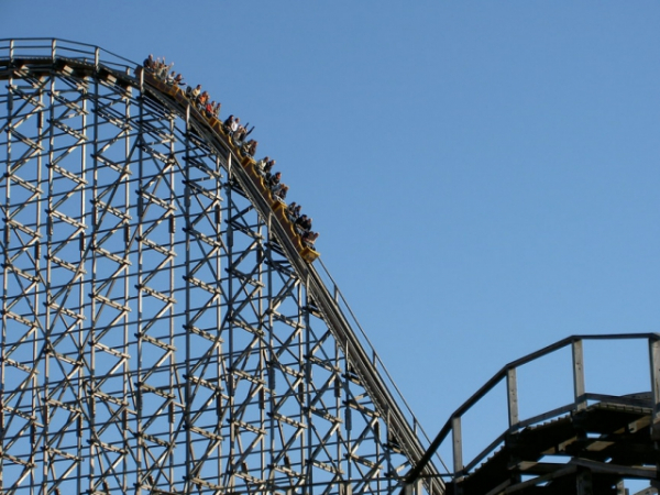 What amusement park ride has your life often felt like?