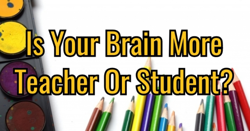 Is Your Brain More Teacher Or Student?