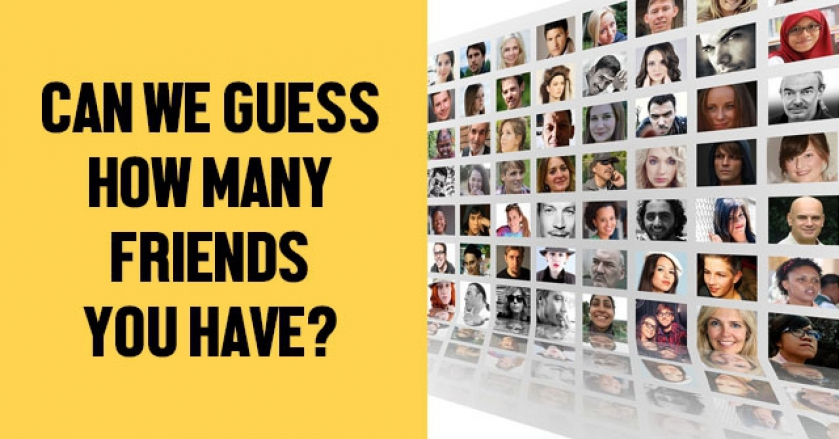 Can We Guess How Many Friends You Have?