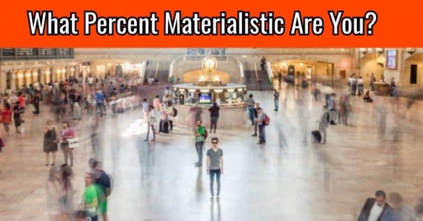 What Percent Materialistic Are You?