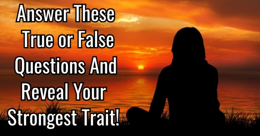 Answer These True or False Questions and Reveal Your Strongest Trait!