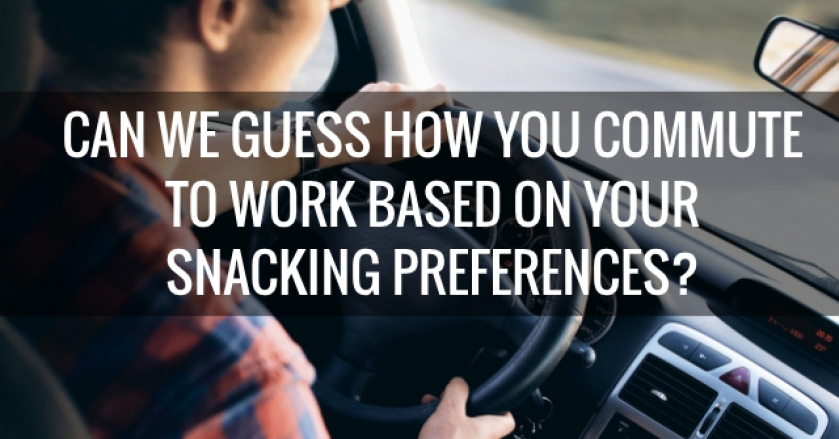 Can We Guess How You Commute To Work Based On Your Snacking Preferences?