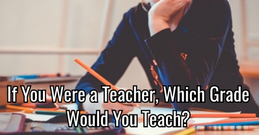 If You Were a Teacher, Which Grade Would You Teach?