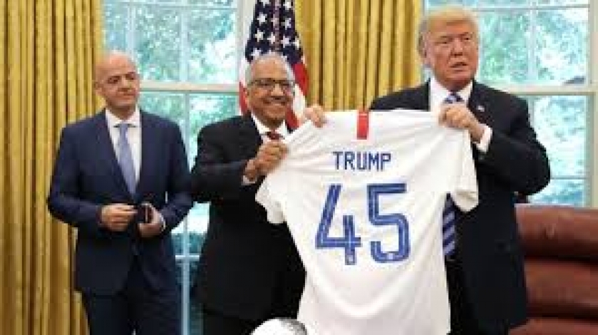 If Donald Trump was a footballer (soccer player to Americans), what position would he be?