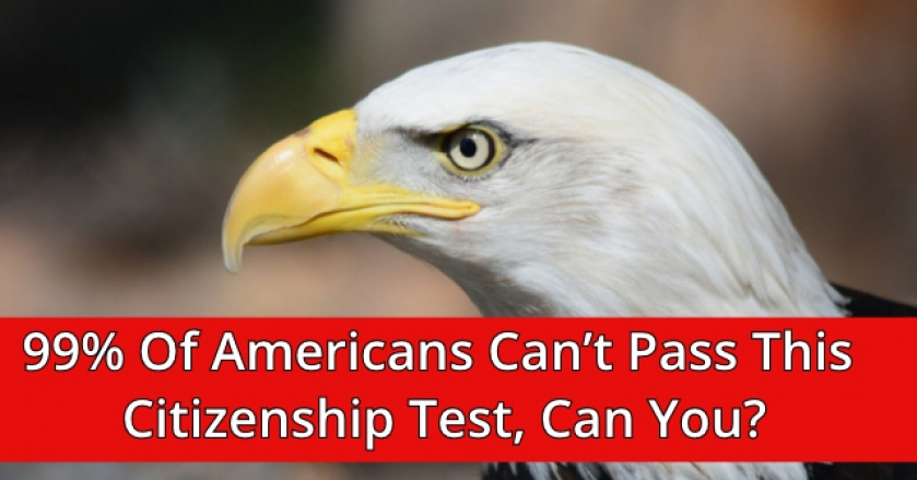 99% Of Americans Can’t Pass This Citizenship Test, Can You?