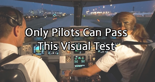 Only Pilots Can Pass This Visual Test