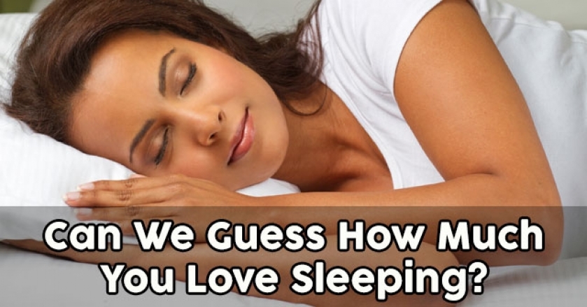 Can We Guess How Much You Love Sleeping?