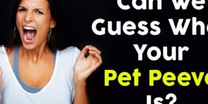 Can We Guess What Your Pet Peeve Is?