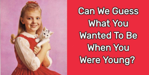 Can We Guess What You Wanted To Be When You Were Young?