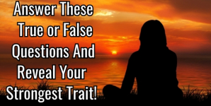 Answer These True or False Questions and Reveal Your Strongest Trait!