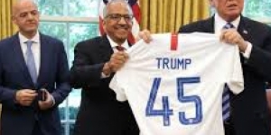 If Donald Trump was a footballer (soccer player to Americans), what position would he be?