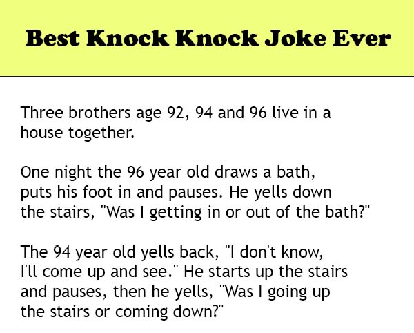 best cheesy knock knock jokes